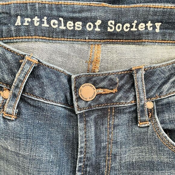 Articles of Society Sarah Skinny Cal Peak 5 pocket jeans size 25. - Picture 6 of 9